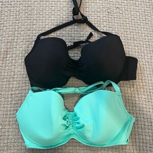 Two Shade and Shore Bikini Tops. Cup Size: 38D